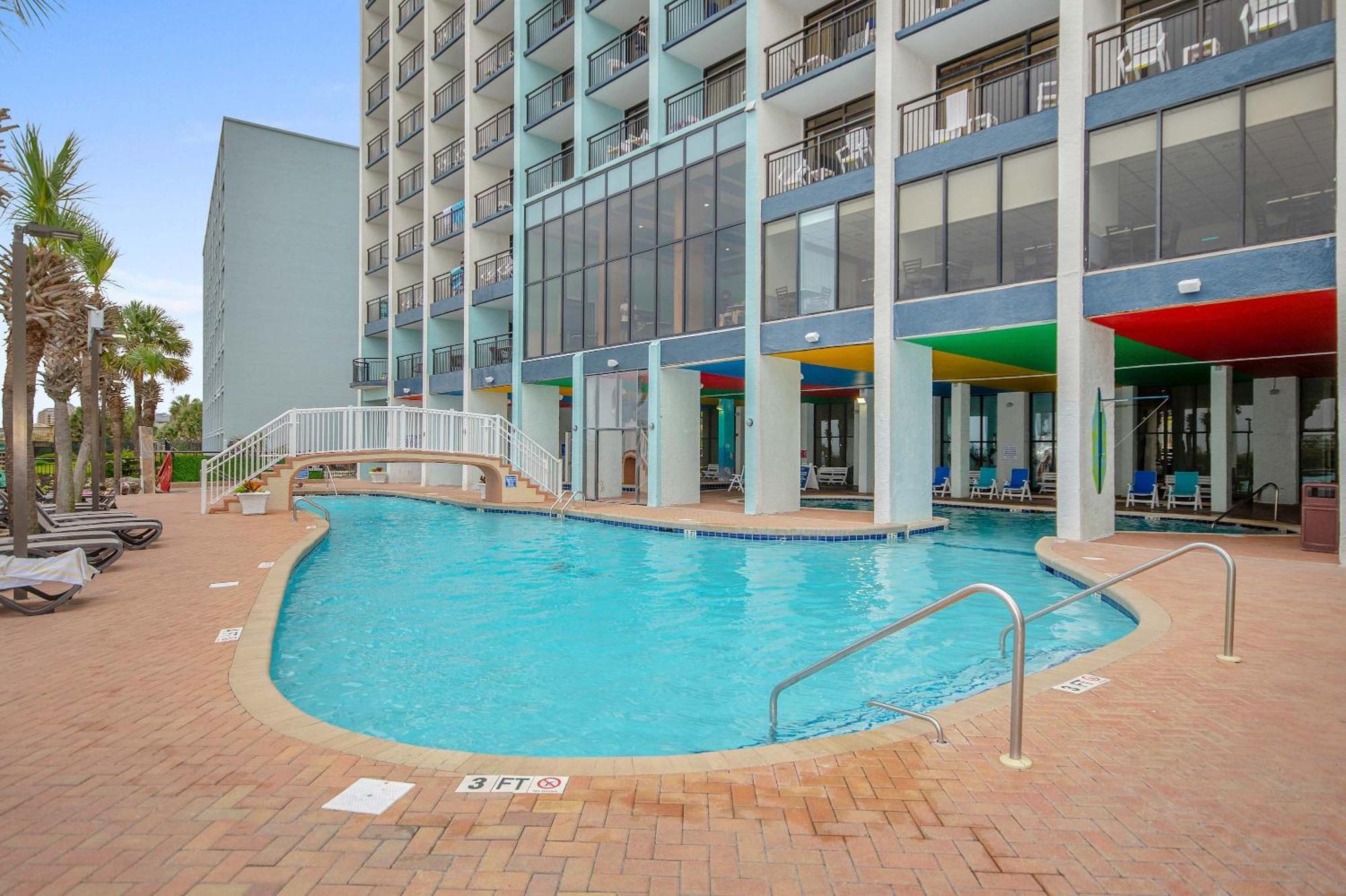 *Ocean View Beauty*King Bed*Rooftop Pool*Beach*Hot Tubs*M123 Myrtle Beach Dış mekan fotoğraf